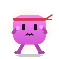 Blobling throwing punches